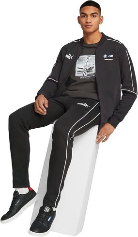 PUMA Men's Standard BMW M Motorsport T7 Full-Zip Jacket, Black-m Color, Medium in Saudi Arabia