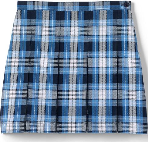 LANDS 'END SCHOOL ASSION GIRLS PLAID BLAID BOX SKIRT TOP of the Knee in Saudi Arabia