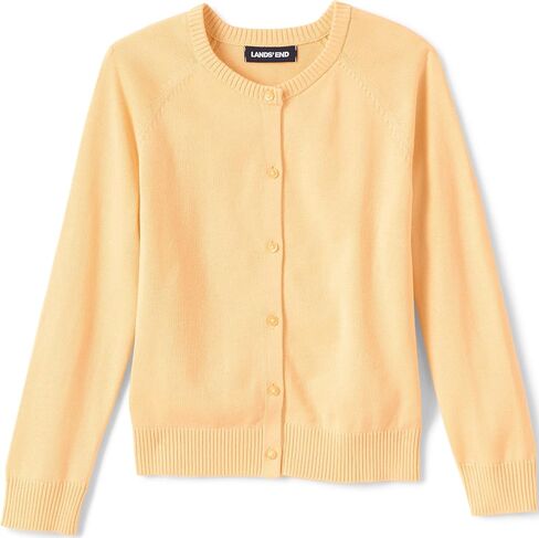 Lands' End School Uniform Girls Cotton Modal Cardigan Sweater in Saudi Arabia