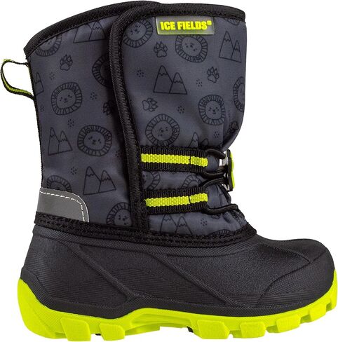 Flake Toddler Little Kids Snow Winter Boots, Warm, Waterproof Shell, Fleece-Lined Shoes in Kuwait