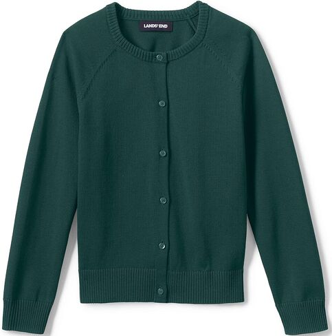 Lands' End School Uniform Girls Cotton Modal Cardigan Sweater in Saudi Arabia