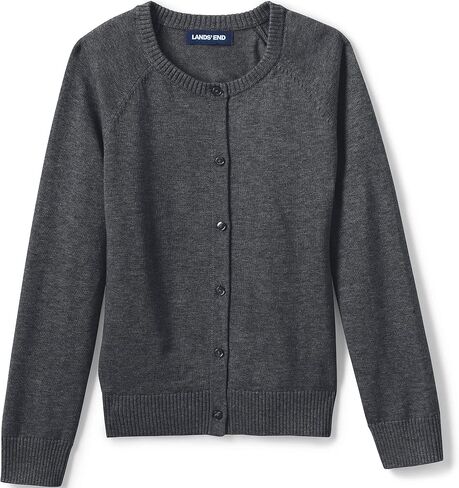 Lands' End School Uniform Girls Cotton Modal Cardigan Sweater in Saudi Arabia
