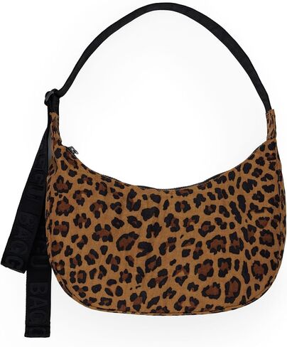 BAGGU Medium Nylon Crescent Bag - Leopard in Saudi Arabia