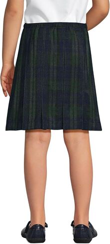 LANDS 'END SCHOOL ASSION GIRLS PLAID BLAID BOX SKIRT TOP of the Knee in Saudi Arabia