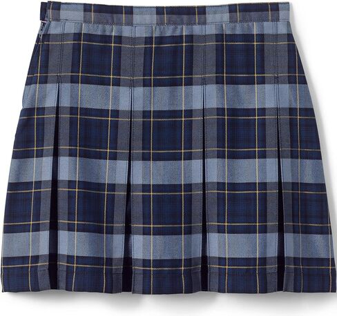 LANDS 'END SCHOOL ASSION GIRLS PLAID BLAID BOX SKIRT TOP of the Knee in Saudi Arabia