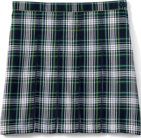 LANDS 'END SCHOOL ASSION GIRLS PLAID BLAID BOX SKIRT TOP of the Knee in Saudi Arabia