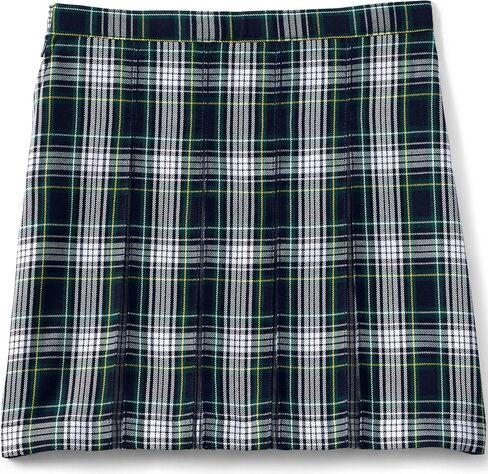 LANDS 'END SCHOOL ASSION GIRLS PLAID BLAID BOX SKIRT TOP of the Knee in Saudi Arabia