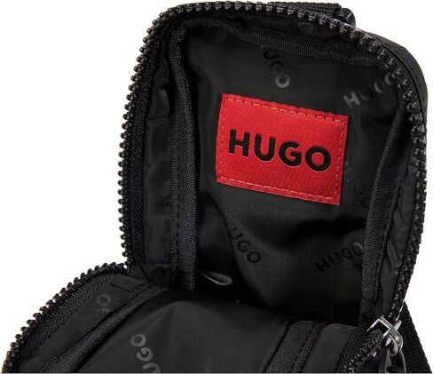 Hugo Brady_Phone Pouch Men Reporter ، Black1 ، Black ، Einheitsgröße in Kuwait