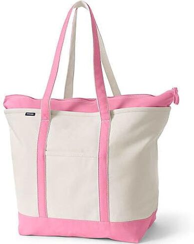 Lands' End Zip Top Canvas Tote Bag in Saudi Arabia