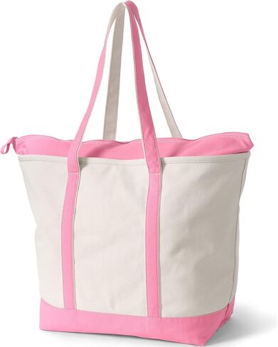 Lands' End Zip Top Canvas Tote Bag in Saudi Arabia