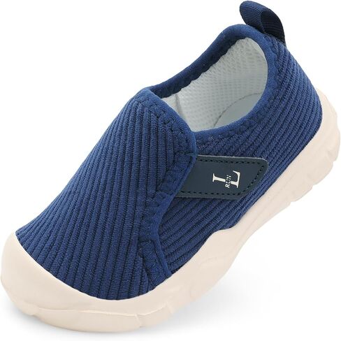 أحذية صغار من L-Run Toddler Barefoot Boys 'Girls Corduroy Sneakers للأحذية المدرسية المغلقة الداخلية والخارجية للأطفال in Kuwait