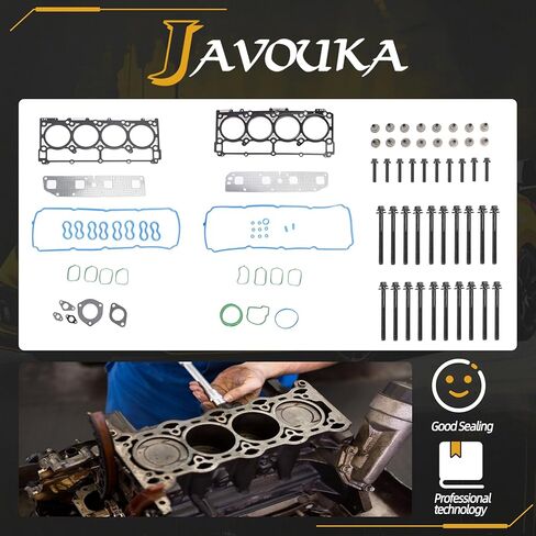 مجموعة حشية الرأس MLS مع مسامير، HS26284PT-1 ES72200، لسيارة دودج تشارجر دورانجو ماغنوم رام 1500/2500/3500، لسيارة جيب كوماندر جراند شيروكي، لسيارة كرايسلر 300 أسبن، 2003-2008، 5.7L V8 OHV Vin Code: D 2 in Kuwait