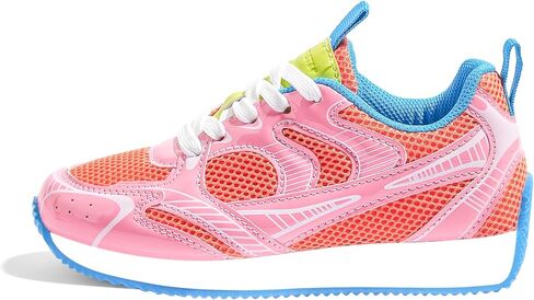 LUCKY STEP Kids Reteo Fashion Sneakers Girls Boys Breathable Mesh Tennis Casual Walking Shoes for Big&Little Kid and Toddler Athletic Trainers in Saudi Arabia