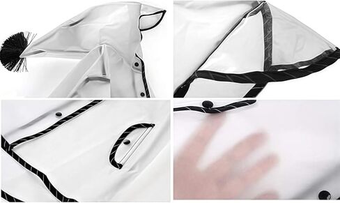 Kids Raincoat EVA Rain Poncho,Portable Hooded Poncho Jacket Rain Coat for Boys Girls Children in Saudi Arabia