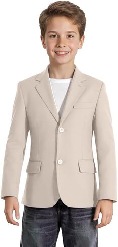 Tuxedo Blazers for Boy Dinner Party Boys Suits Blazer Slim Fit Boy Suit Coat in Kuwait