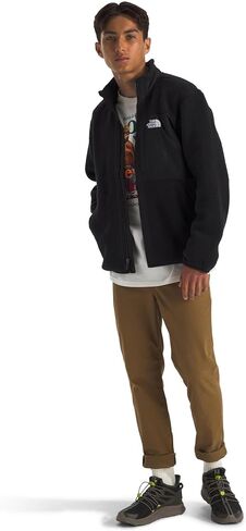 THE NORTH FACE Boys' Yumiori Full Jacket | Lightweight Fleece Coat, Embroidered Logo & Secure Zip Chest Pocket in Saudi Arabia