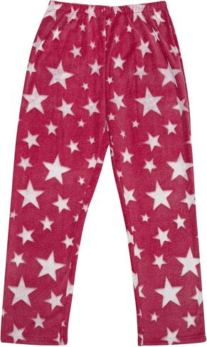 North 15 Girl's Super Cozy Plaid Mink Fleece Pajama Bottom with Waist & Bottom Rib (7-14) in Saudi Arabia