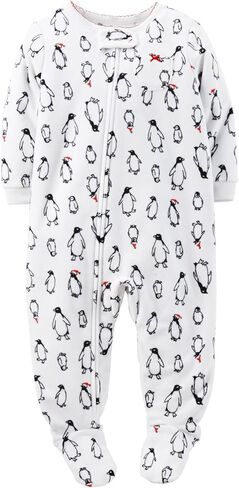 Carter's Holiday Footie (Toddler/Kid) - Penguin-4 in Saudi Arabia