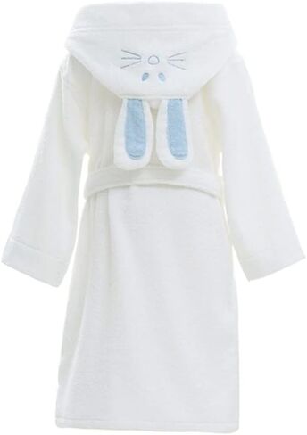 XUEMML Bathrobe Kids Girls Towel， Hooded Soft Terry%100 Cotton Bathrobe For Girls - Boys Cotton Robe in Saudi Arabia