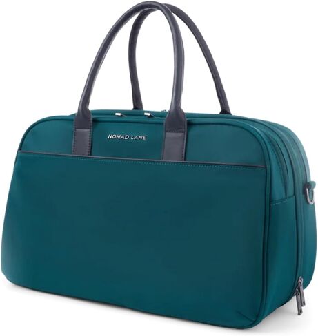 Nomad Lane Carry-on Luggage Duffel Bag ، حقيبة متينة وخفيفة الوزن. حقيبة بنتو ، حقيبة سفر شخصية للبند الشخصي للرجال والنساء ، الصنوبر الأخضر in Kuwait