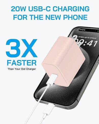 3 Pack for i Phone 15 Charger Fast Charging, 20W 6FT USB C i Phone 15 Charger Cable compatible with Phone 15/15 Plus/15 Pro/15 Pro Max,Pad Pro 12.9"/11",iPad Air 5th/4th 10.9"-Blue in Saudi Arabia