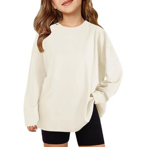 ZDC Girls chercts tshirts Kids Long Sleeve Crewneck قمصان تسقط Tees 5-14years in Kuwait