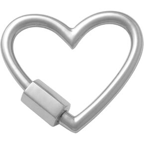 14K REAL Solid Gold Heart Enhancer Connector - Durable Chain Enhancer for Multiple Charms - Thick Link - 1 Piece - Pendant Extender in Kuwait