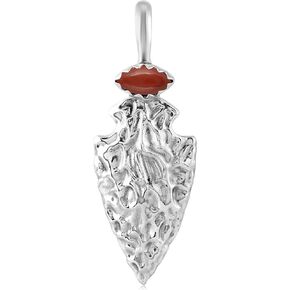 American West Jewelry Sterling Silver Fritz Casuse Arrowhead Pendant Enhancer in Saudi Arabia