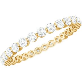 خاتم الفرقة الذكرى للزواج من مويسانيت للنساء ، جودة D-VS1 in Kuwait