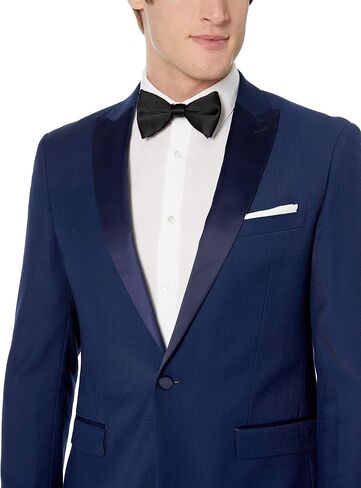 Adam Baker Men's 2-Piece Slim Fit Peak Lapel Formal Tuxedo Suit Set in Saudi Arabia