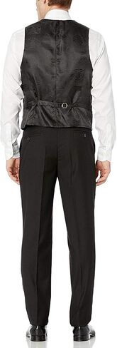 Adam Baker Men's 100% Wool Modern Fit Single Breasted Three Piece Tuxedo - Colors in Kuwait