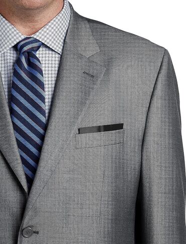 Oak Hill by DXL Big and Tall Premium Jacket-Relaxer Supkskin Suit ، Navy in Kuwait