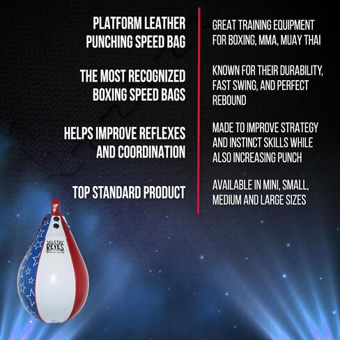 CLETO REYES Platform Leather Punching Speed Bag for Boxing, MMA, Muay Thai, Training Equipment, Mexico, Small in Kuwait