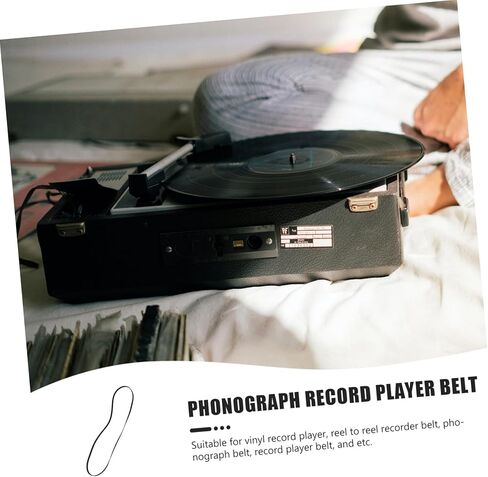 3 قطعة حزام فونو حزام القرص الدوار At-lp60x VCR حزام الفونوغراف آلة الشريط حزام مسجل استبدال حزام مشغل الفينيل حزام Plattenspieler إصلاح القرص الدوار كاسيت مكون المطاط in Kuwait