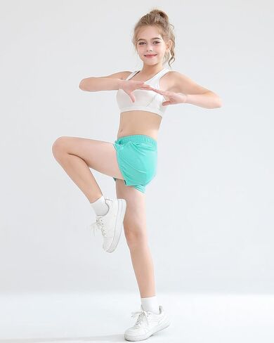 Angel season Girls Board Shorts UPF 50+ Quick Dry Swimsuit Shorts Kids Breathable Bathing Suit Shorts Size 7-14 in Saudi Arabia