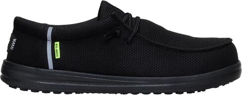 HEYDUDE Wally Work CT Black/Black 11, Men’s Shoes, Slip-on Loafers, Comfortable & Light-Weight in Kuwait