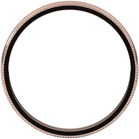 Milgrain Domed Wedding Band Beleved Edge Solid 925 Sterling Silver Real 10k 14k 18k 18k Rose Rose White Gold أو Platinum Ring Light Classic Classic STEPT 2MM 4MM 6MM 8MM in Kuwait