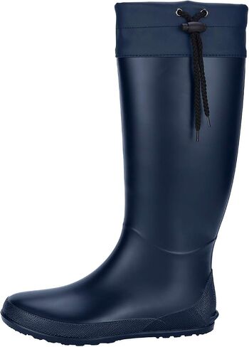 Asgard Packable Tall Rain Boots for Women Waterproof Rubber Garden Boots Ultra Lightweight Flat Mud Boots- NOT FOR WIDE CALF in Kuwait