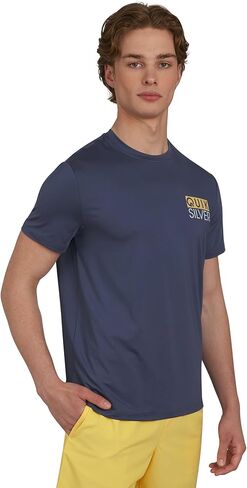 Quiksilver Men's Swime Fit Fit Upf 50 Shirt Sun Tee Rash Shirt in Saudi Arabia