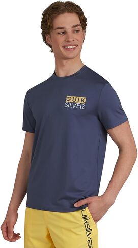 Quiksilver Men's Swime Fit Fit Upf 50 Shirt Sun Tee Rash Shirt in Saudi Arabia