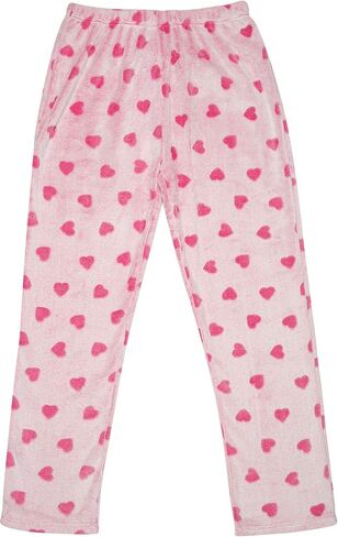 North 15 Girl's Super Cozy Plaid Mink Fleece Pajama Bottom with Waist & Bottom Rib (7-14) in Saudi Arabia
