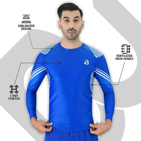 2BOLD MMA, BJJ Short Sleeve Compression Shirt For Men, Jiu Jitsu Shorts 2PC Moisture Wicking Gym Set in Saudi Arabia