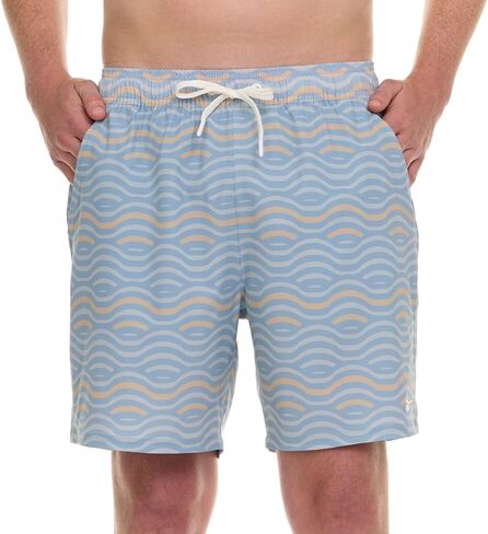 ريبوك رجالي سباحة سباحة مع بطانة شبكية ، 7 "inseam تجفيف نوبة السباحة للسباحة ، شورت على لوح للسباحة والشاطئ in Saudi Arabia
