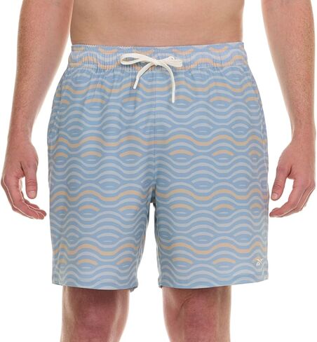 ريبوك رجالي سباحة سباحة مع بطانة شبكية ، 7 "inseam تجفيف نوبة السباحة للسباحة ، شورت على لوح للسباحة والشاطئ in Saudi Arabia