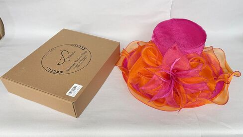 YIDINGCO Women Church Derby Hats Tea Party Bridal Dress Wedding Hat in Kuwait