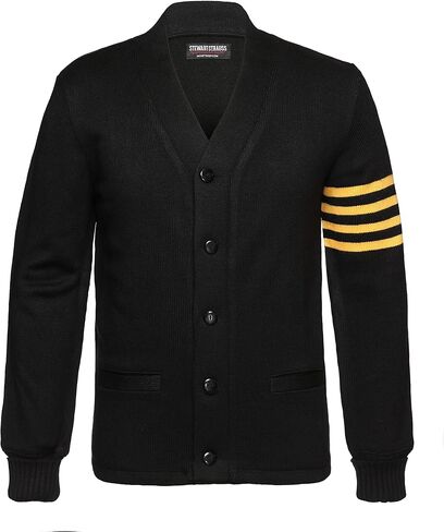 Stewart & Strauss Original American Style Cardigan Varsity Letter Swents منذ عام 1977 (33 ألوانًا للفريق) XXS إلى 6XL in Kuwait