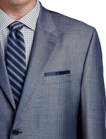Oak Hill by DXL Big and Tall Premium Jacket-Relaxer Supkskin Suit ، Navy in Kuwait