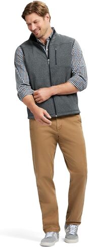 IZOD Men's Advantage Performance Full Zip Sweater Fleece Vest in Saudi Arabia