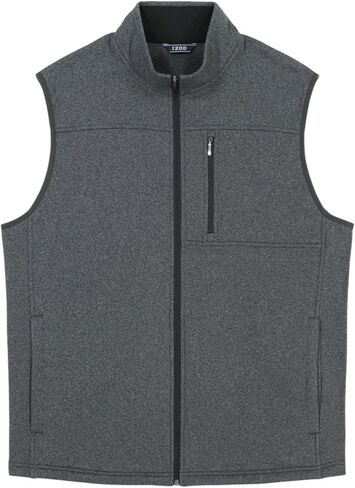 IZOD Men's Advantage Performance Full Zip Sweater Fleece Vest in Saudi Arabia