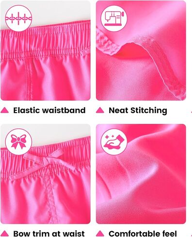 Angel season Girls Board Shorts UPF 50+ Quick Dry Swimsuit Shorts Kids Breathable Bathing Suit Shorts Size 7-14 in Saudi Arabia